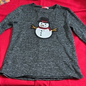Gray Snowman Shirt